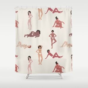 Society6 Bath - NWOT Hey ladies feminist shower curtain Society6 Bath - NWOT Hey ladies feminist shower curtain